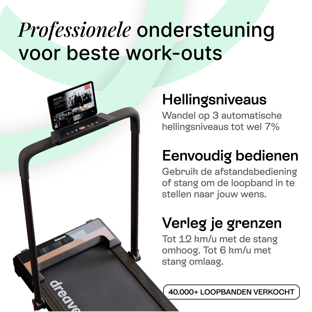 Dreaver X250 Loopband - Hellingshoek