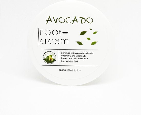 Avocado Voetencrème - Voetverzorging - Pedicure Voetcrème voor Droge Voeten - 100ML