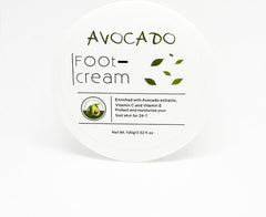 Avocado Voetencrème - Voetverzorging - Pedicure Voetcrème voor Droge Voeten - 100ML